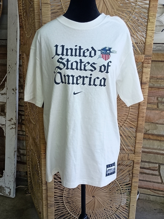 Nike Other - Nike USA Essential 100 years of Olympics White 100% Cotton Tee T-shirt Women'_S